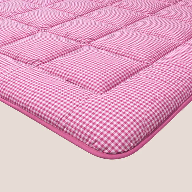 zailistade.comluxe Design Baumwollsatin Bettdecke - Pink Check