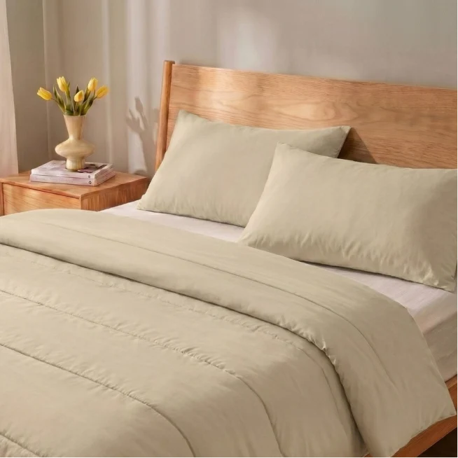 Zelesta Comfort Uni Sommerbettdecke - Warmsand