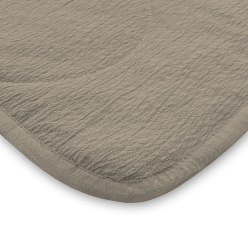 Zelesta Special Seersucker Sommerbettdecke - Warm Grau
