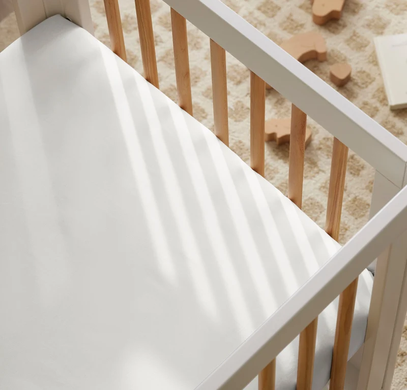 Signature Fitted Crib Sheet - White