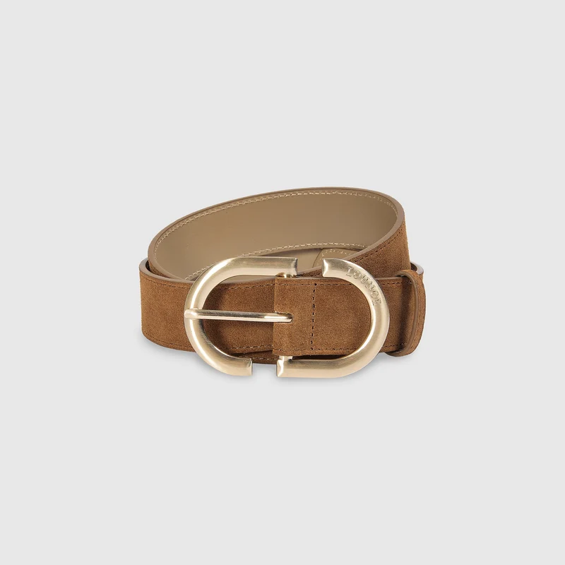 Riem met gesp - Tan