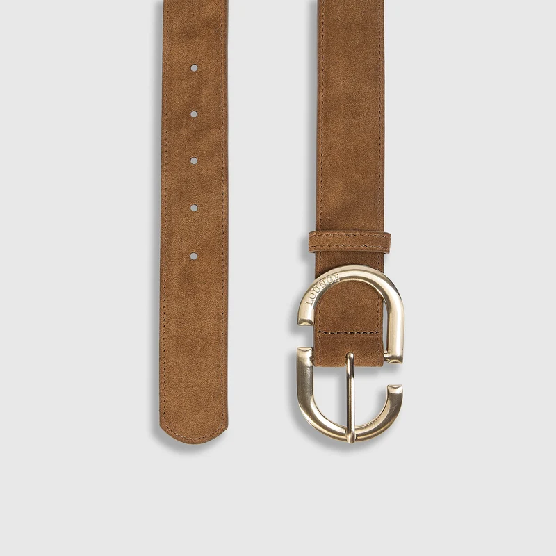 Riem met gesp - Tan
