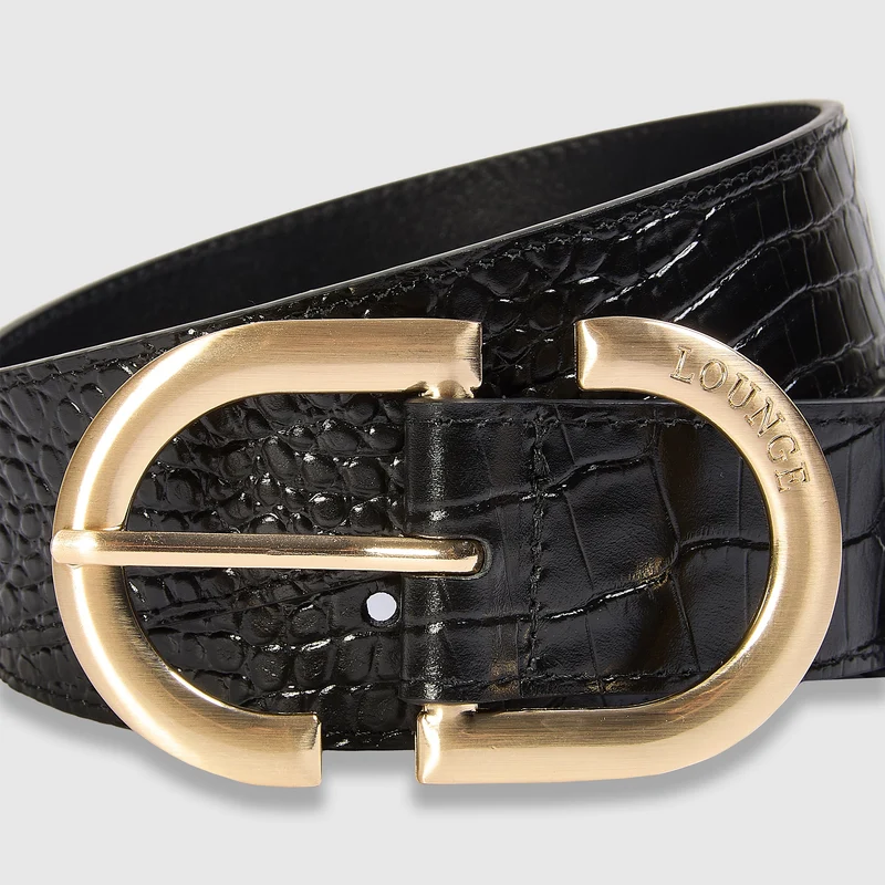 Riem met gesp - Zwart