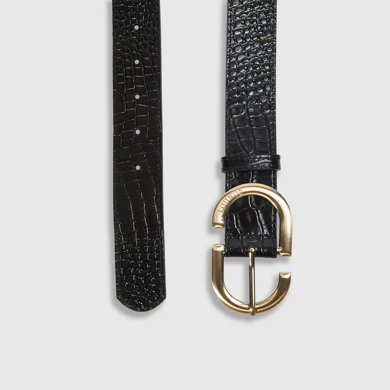 Riem met gesp - Zwart