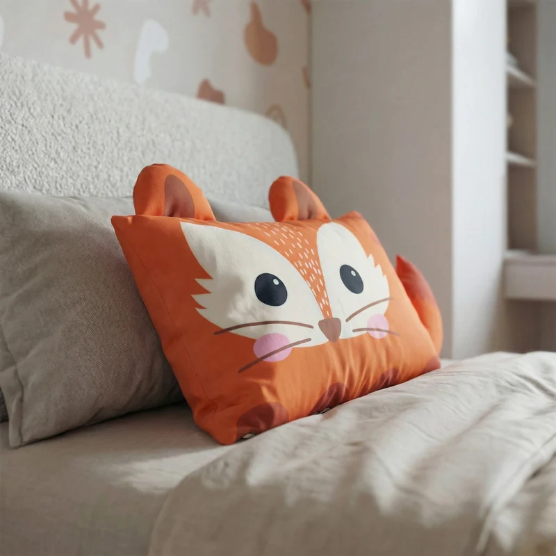 Kinderkissen Vinnie Fuchs - Orange/Beige