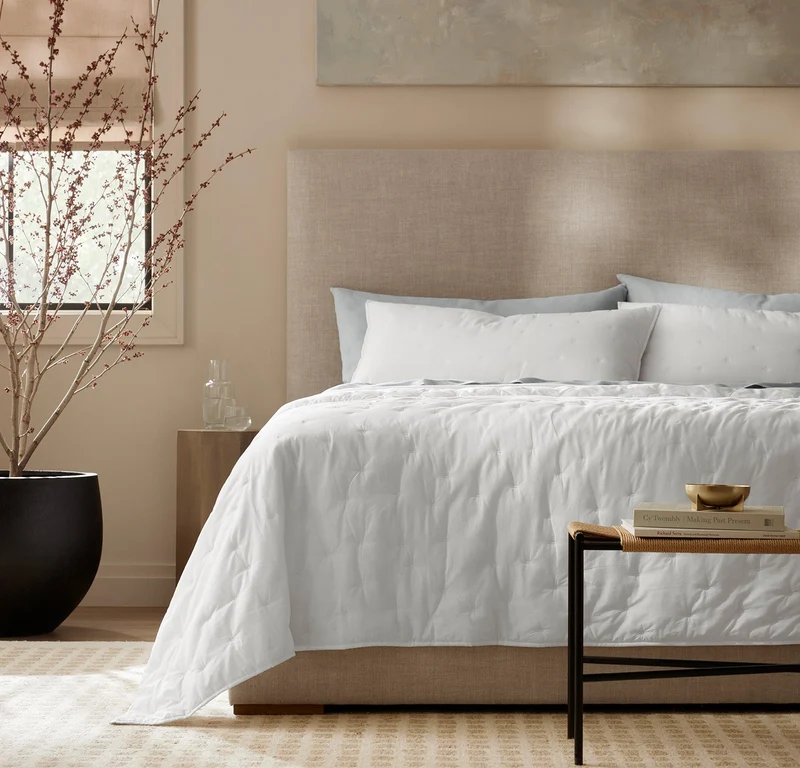 Airy Voile Quilt - White