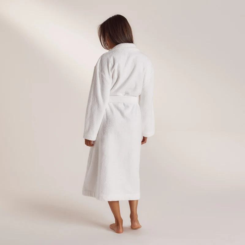 Towelling Kamerjas - Wit