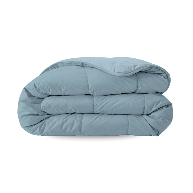 Zelesta Pure Uni Baumwolle Sommerbettdecke - Pastellblau