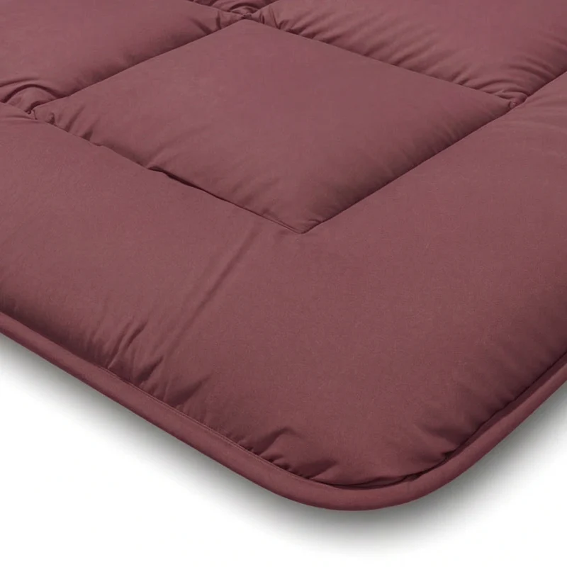 Zelesta Pure Uni Baumwolle Sommerbettdecke - Bordeauxrot