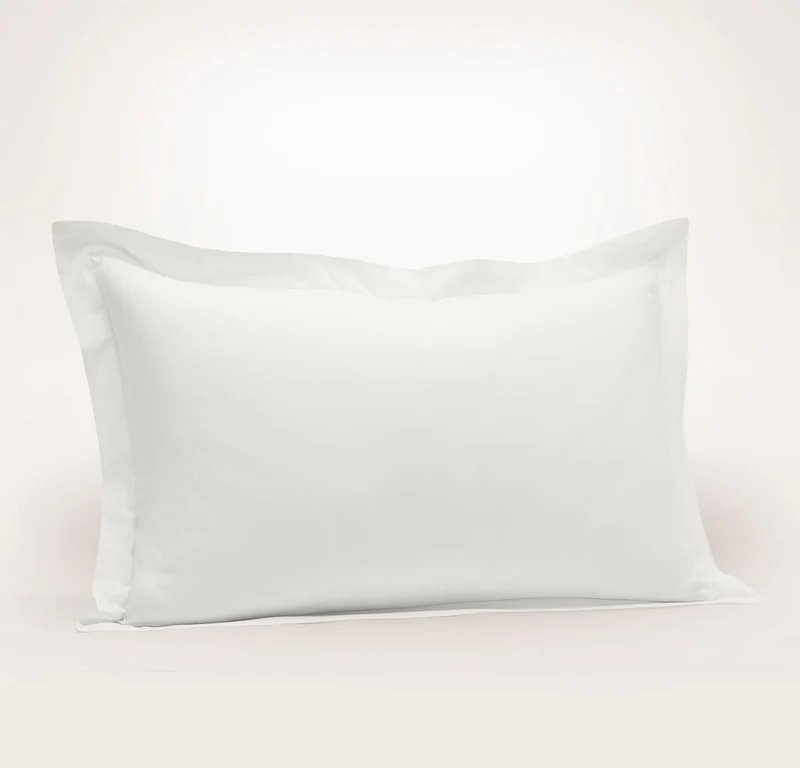 Signature Hemmed Sham - White
