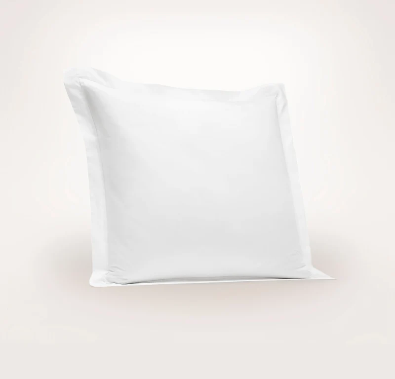 Signature Hemmed Sham - White
