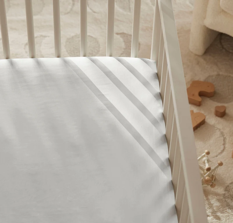 Signature Fitted Crib Sheet - Mist