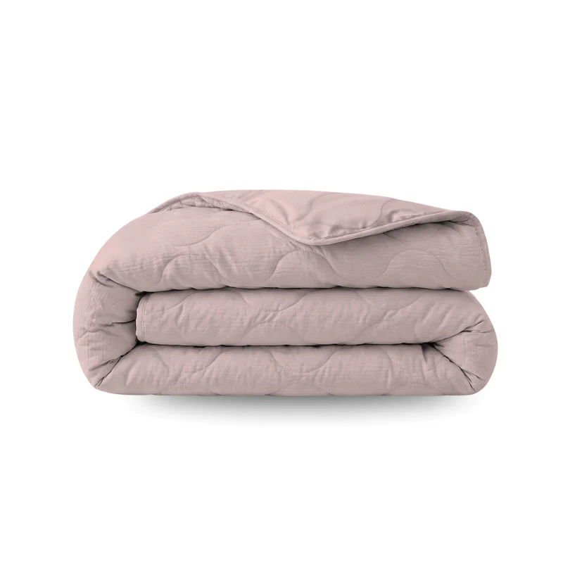 Zelesta Special Musselin Sommerbettdecke - Zartrosa