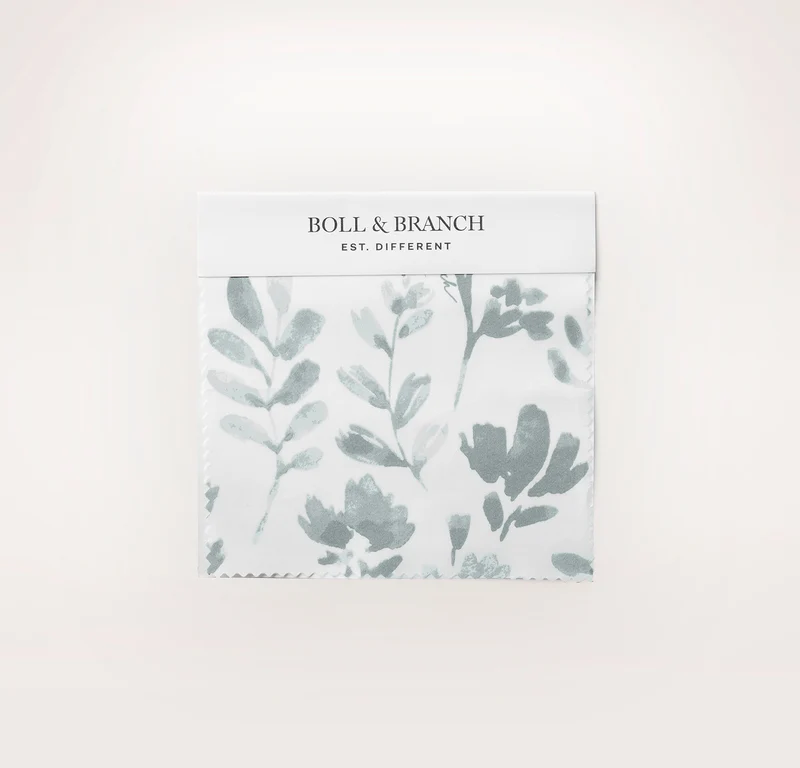 Signature Hemmed Fabric Swatch - Shore Botanical