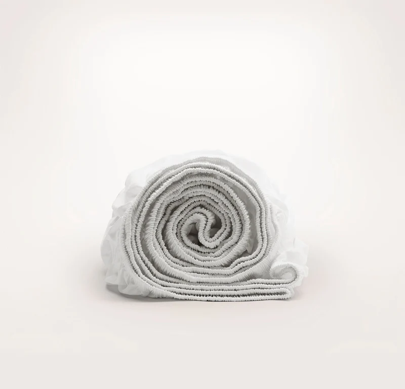 Signature Fitted Sheet - White