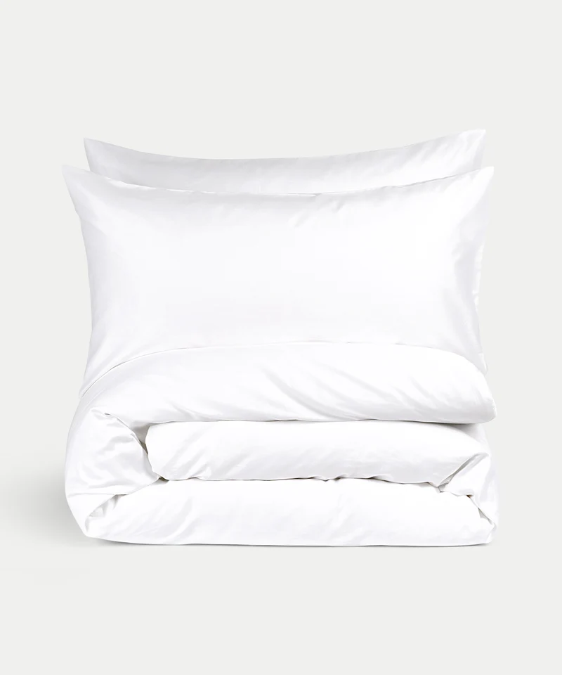 Hotel Pulitzer Bettwäsche Set Ägyptische Baumwolle 400TC Satin | Weiß