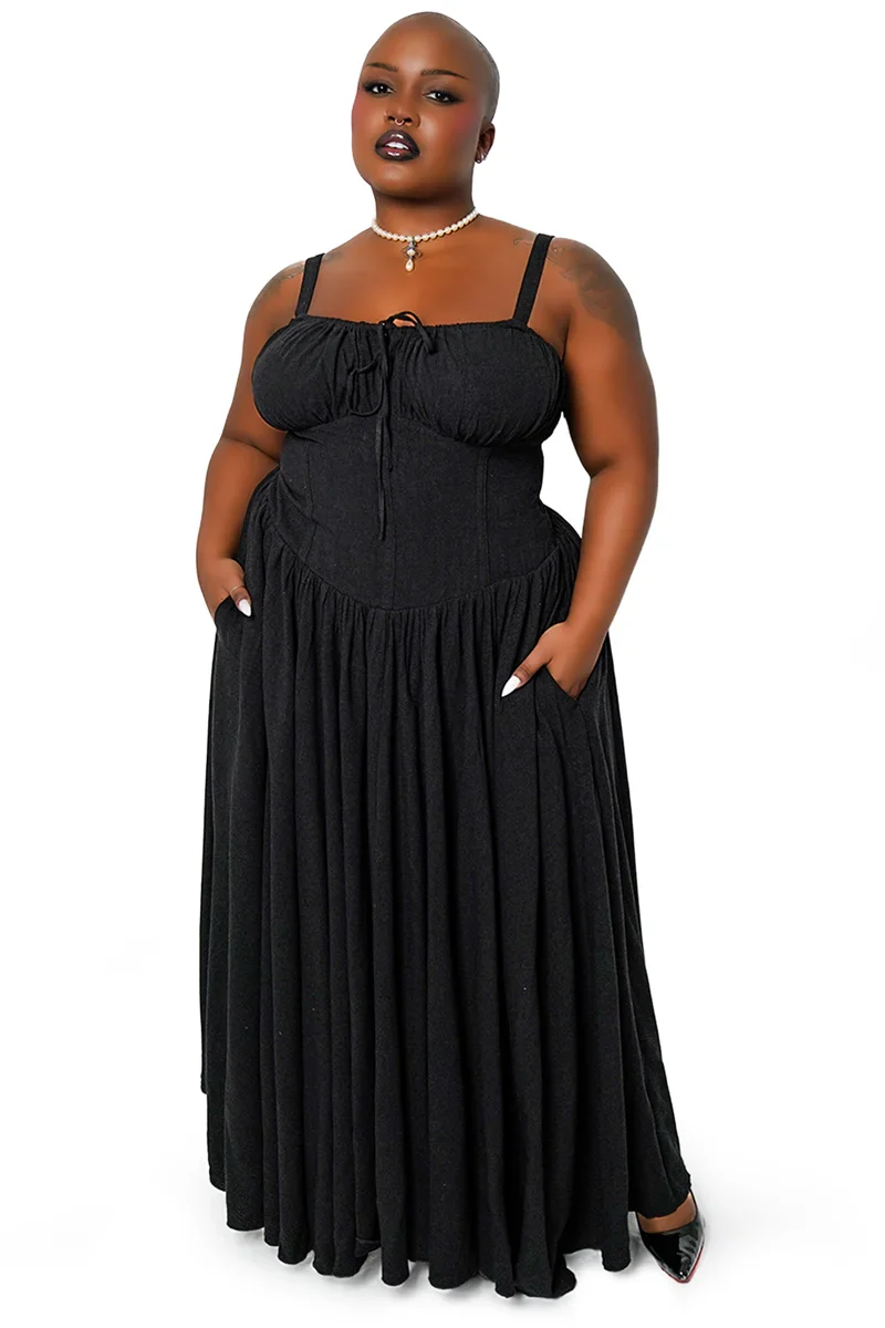 Forest Ink Gothic Clothing - Maiden Gothic Maxi Dress