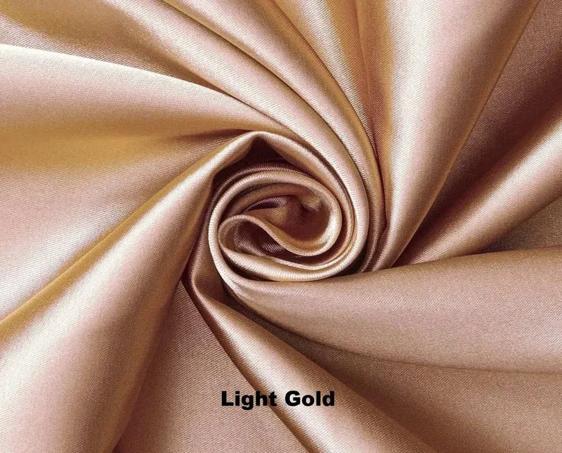 IS Custom BED SKIRT van Lingerie Satijn, Volledige Maat, 20 inch drop