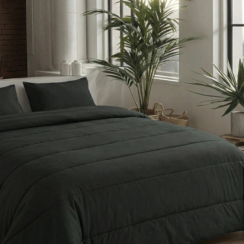 Zelesta Comfort Uni Sommerbettdecke - Schwarz