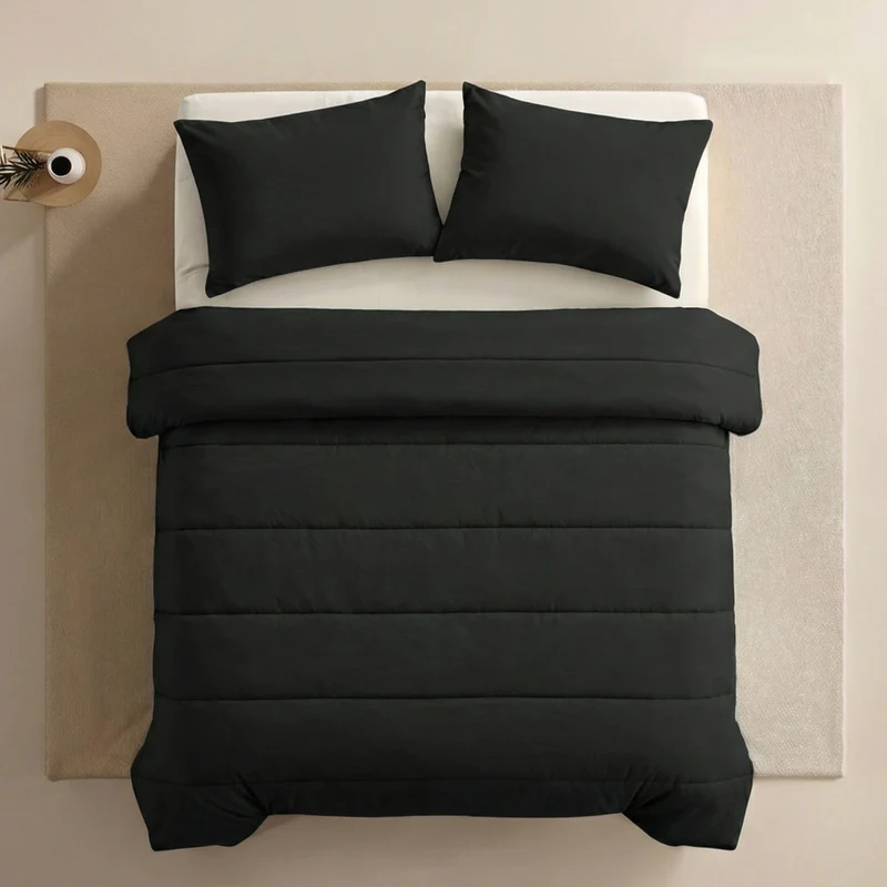 Zelesta Comfort Uni Sommerbettdecke - Schwarz