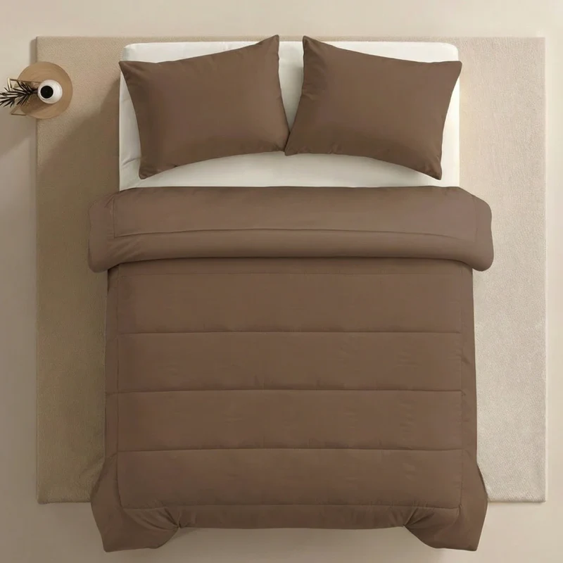 Zelesta Comfort Uni Sommerbettdecke - Mokka