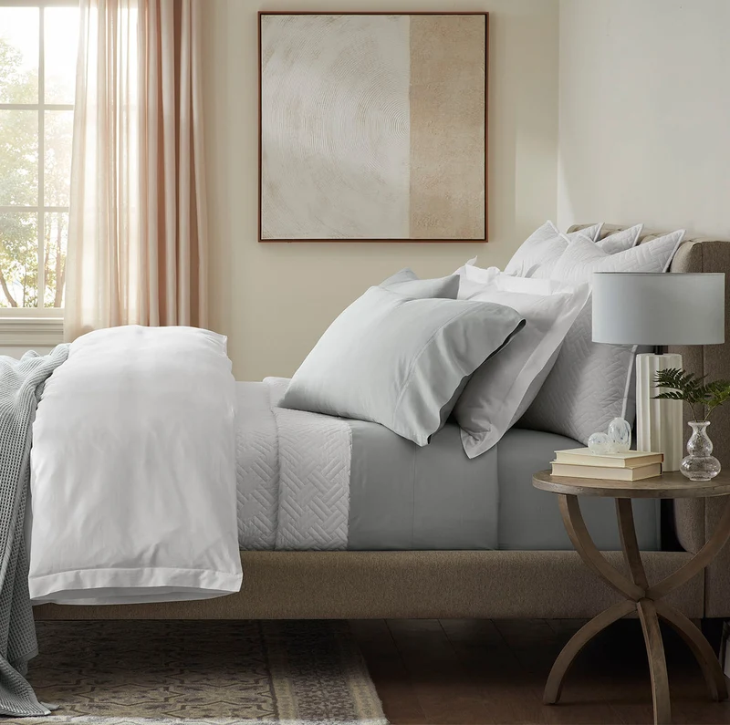 Percale "No Flat Sheet" Sheet Set