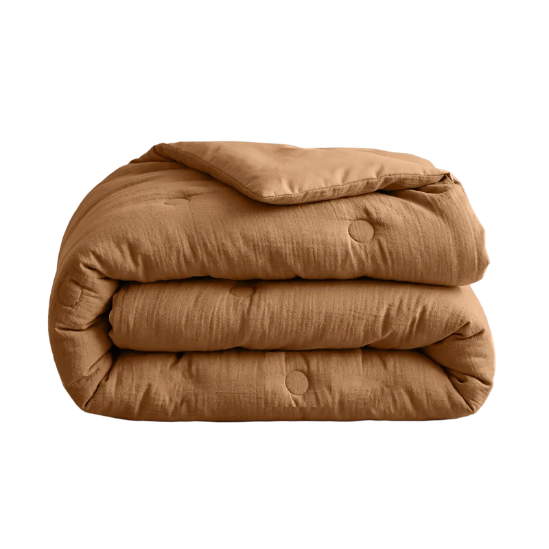 zailistade.comluxe Musselin-Baumwolle Bettdecke - Terra