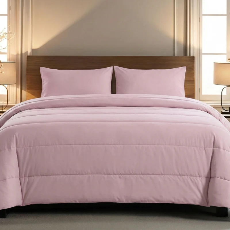 Zelesta Comfort Uni Bettdecke - Altrosa