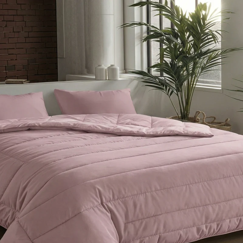 Zelesta Comfort Uni Bettdecke - Altrosa