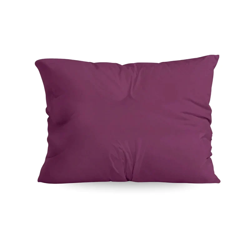Zelesta Comfort Uni Kissenbezüge Set von 2 - Bordeauxrot