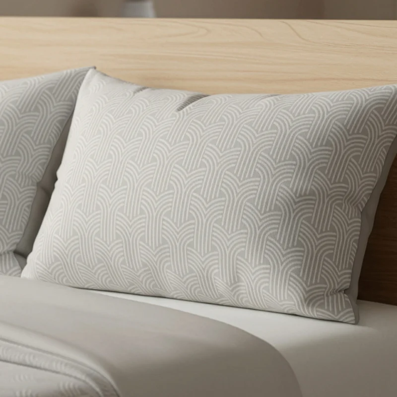 Zelesta Special Flanel Luxe Kissenbezüge Set von 2 - Taupe & Grey