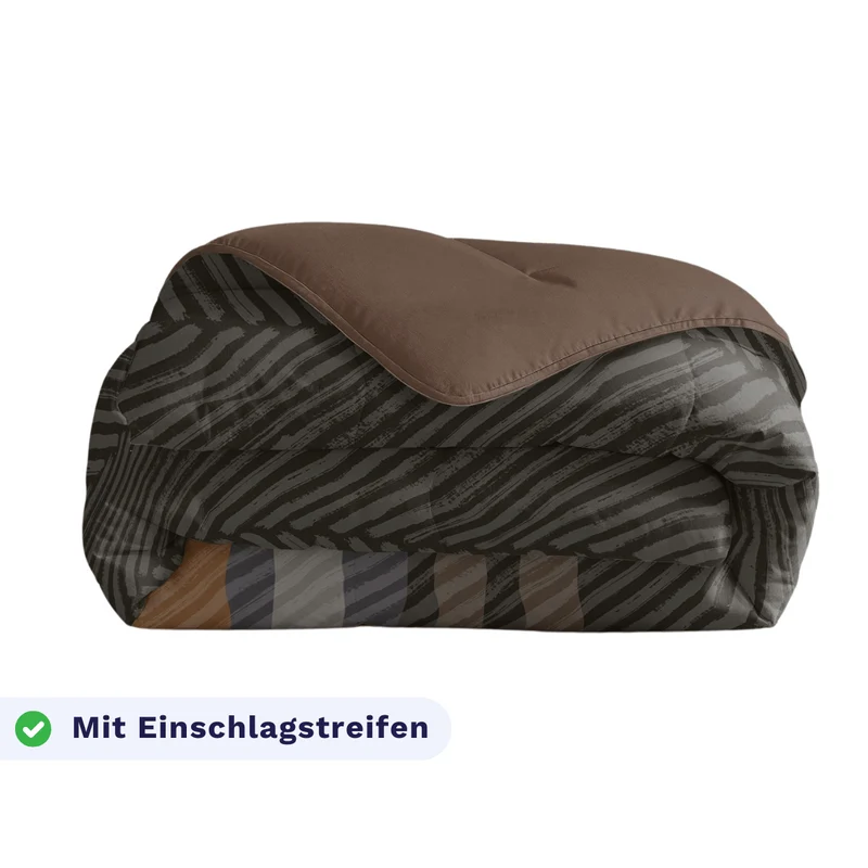 Zelesta Comfort Design Bettdecke – Brown Stripes
