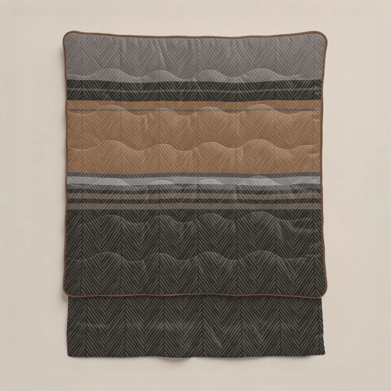 Zelesta Comfort Design Bettdecke – Brown Stripes