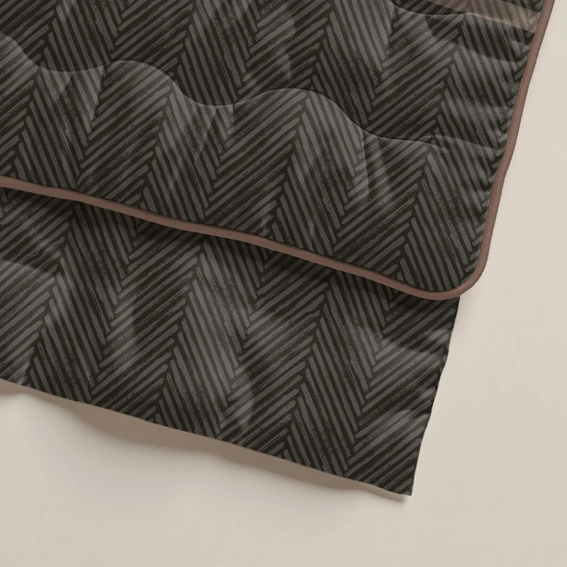 Zelesta Comfort Design Bettdecke – Brown Stripes
