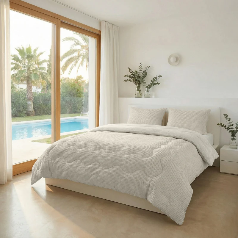 Zelesta Special Cooling Serene Sommerbettdecke - Cremeweiß