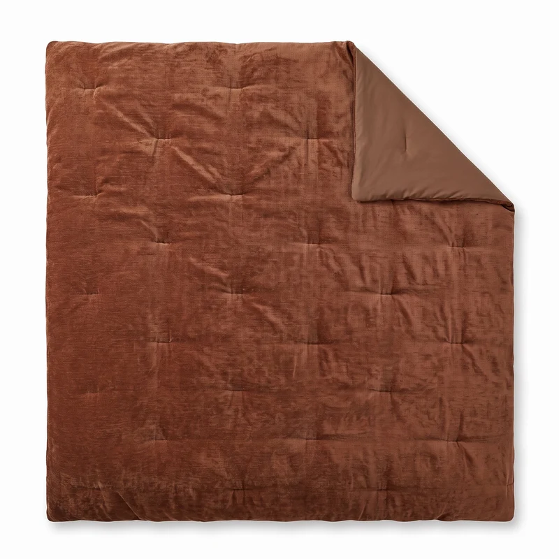 Zelesta Special Jersey Chenille Bettdecke - Warmes Braun