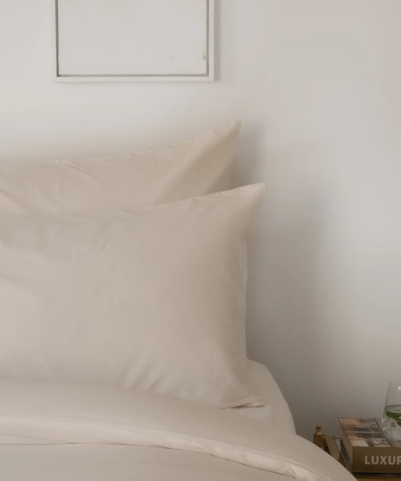Kissenbezug Ägyptische Baumwolle Satin 400TC | Cream