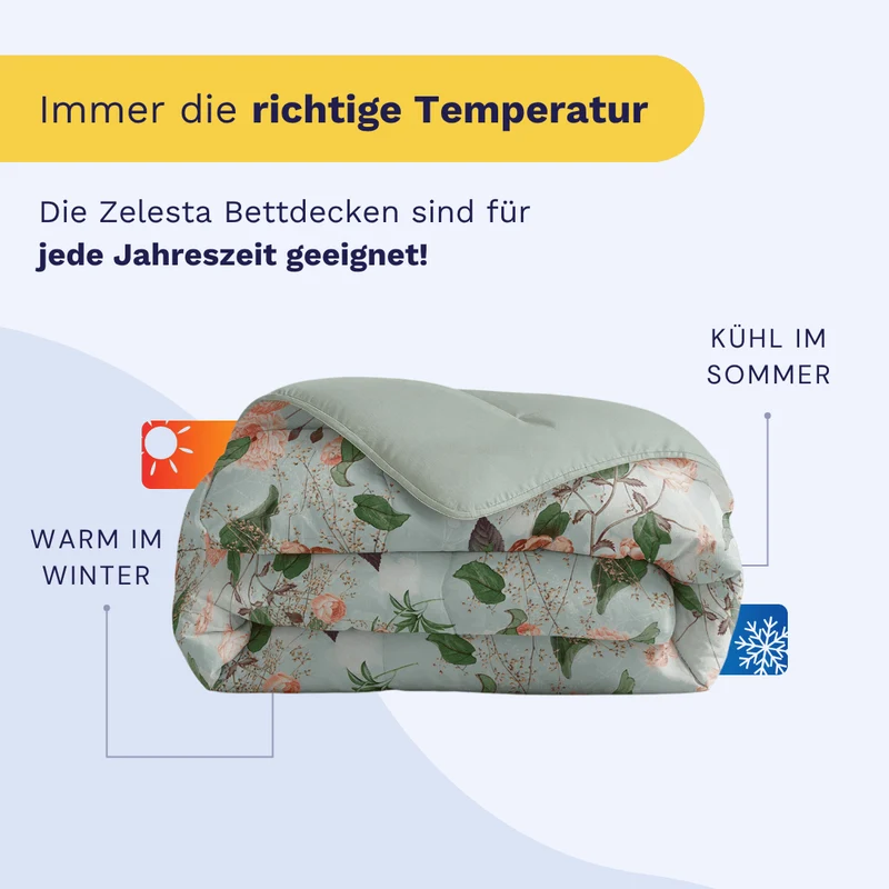 Zelesta Comfort Design Bettdecke – Japanese Tree
