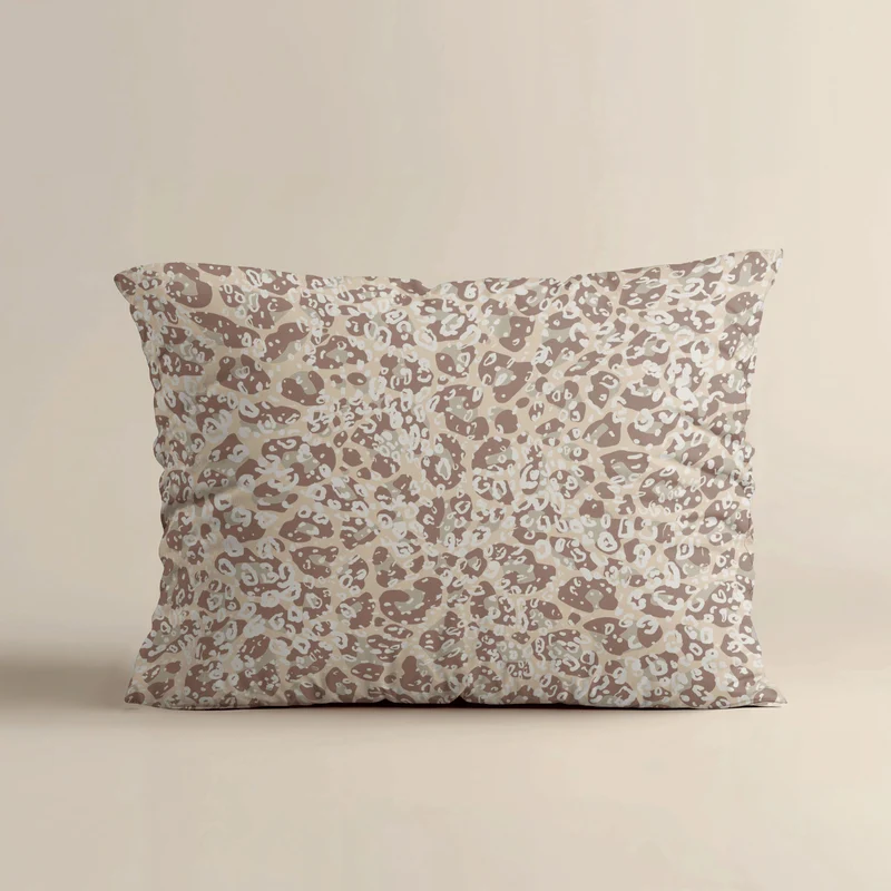 Zelesta Comfort Design Kissenbezüge Set von 2 – Sand Panther