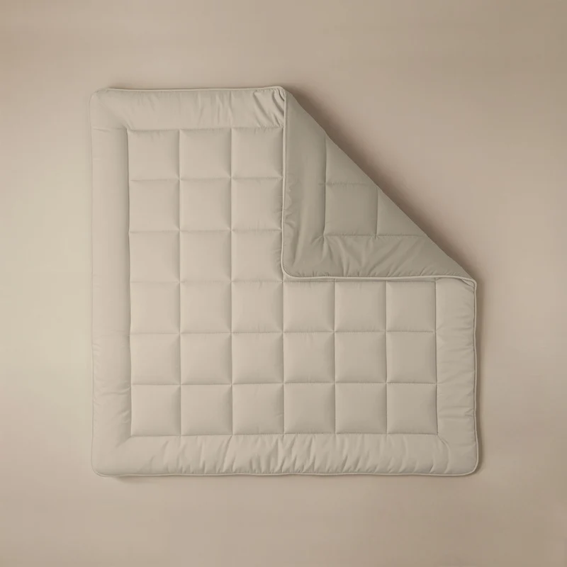 Zelesta Comfort Duo Sommerbettdecke - Taupe & Champagner