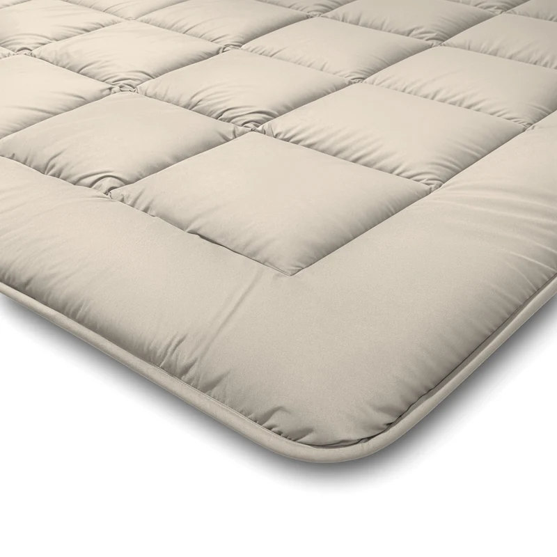 Zelesta Comfort Duo Sommerbettdecke - Taupe & Champagner