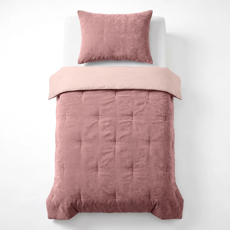 Zelesta Special Kids Chenille Bettdecke - Zartes Rot