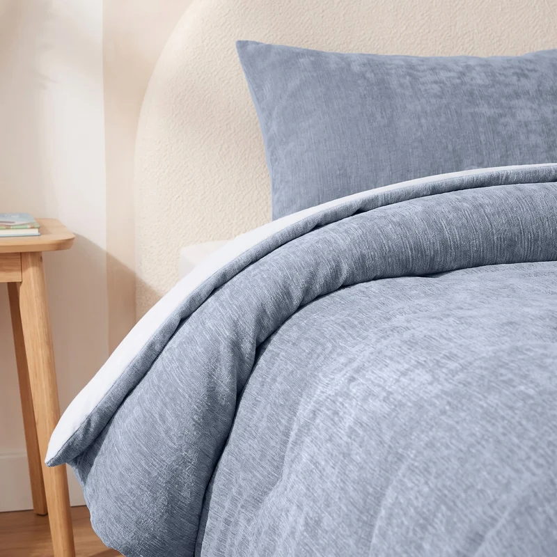 Zelesta Special Kids Chenille Bettdecke - Eisblau