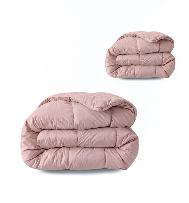 Zelesta Comfort Uni 4-Jahreszeiten Bettdecke - Altrosa