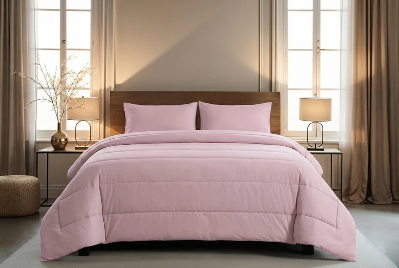 Zelesta Comfort Uni 4-Jahreszeiten Bettdecke - Altrosa