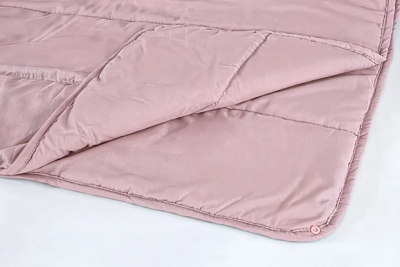 Zelesta Comfort Uni 4-Jahreszeiten Bettdecke - Altrosa