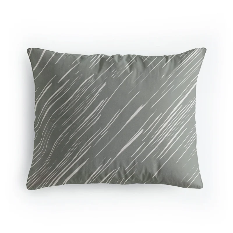 Zelesta Pure Design Baumwolle Kissenbezüge Set von 2 - Mellow Stone