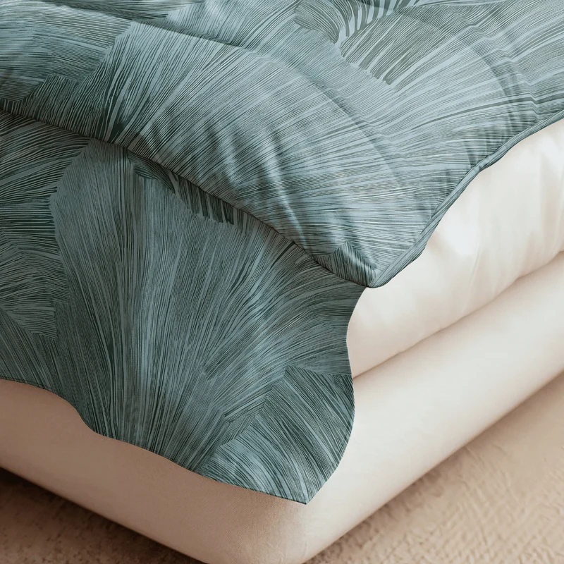 Zelesta Pure Design Baumwolle Bettdecke - Botanical Green
