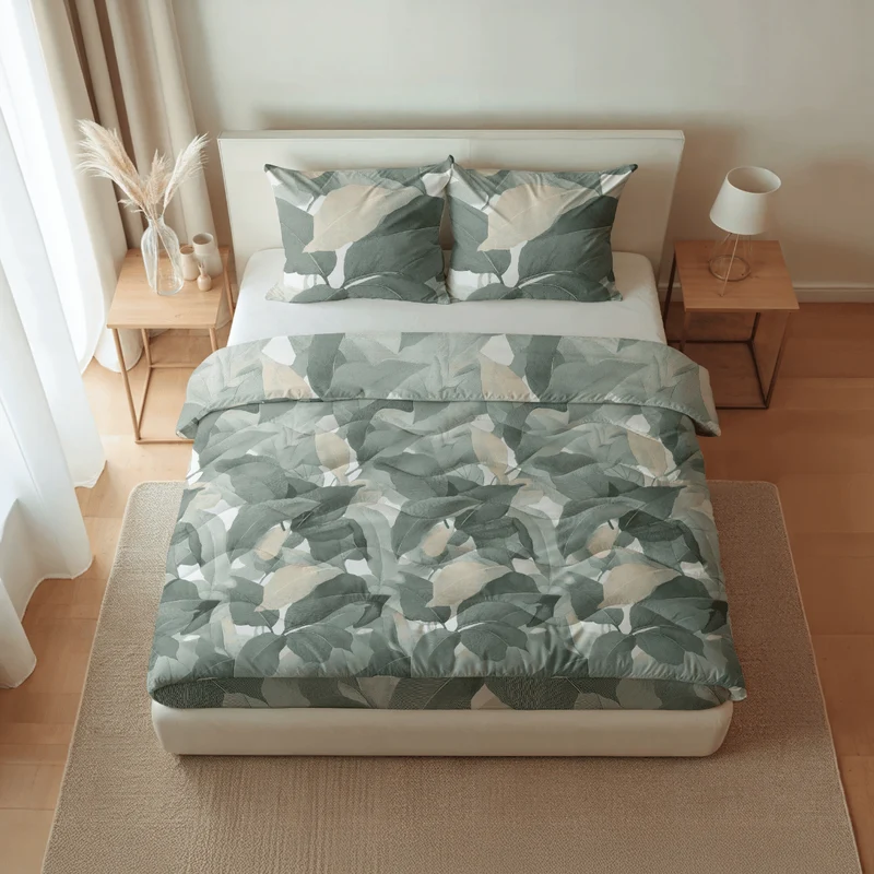 Zelesta Pure Design Baumwolle Bettdecke - Green Forest