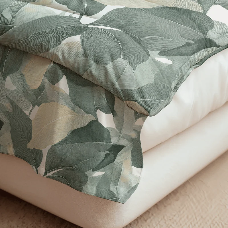 Zelesta Pure Design Baumwolle Bettdecke - Green Forest